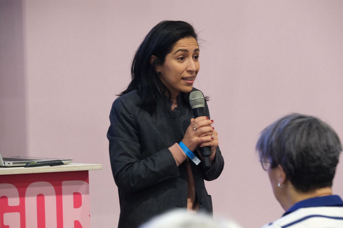 La Haute-commissaire à l'enfance, Sarah El Haïry, a participé aux échanges organisés, le 20 novembre, dans le cadre du 107è congrès de l'AMF. La Haute-commissaire à l'enfance, Sarah El Haïry, a participé aux échanges organisés, le 20 novembre, dans le cadre du 107è congrès de l'AMF.