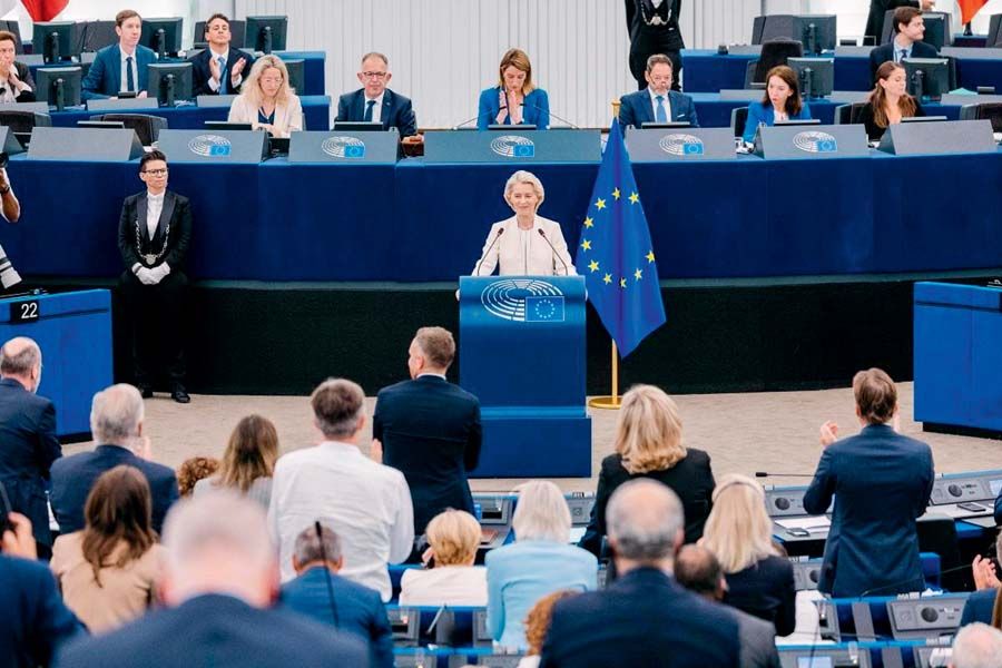 Ursula von der Leyen, présidente de la Commission européenne, veut créer « une alliance pour l'assurance des risques climatiques ». 