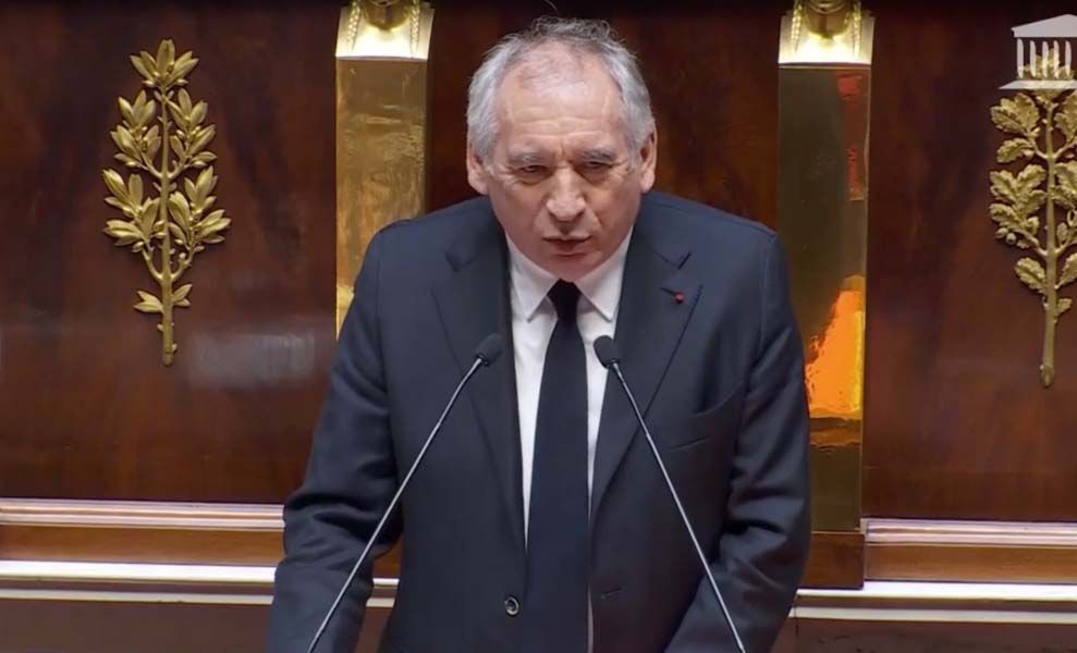 Le Premier ministre, François Bayrou, prononce sa déclaration de politique générale, le 14 janvier, devant l'Assemblée nationale.