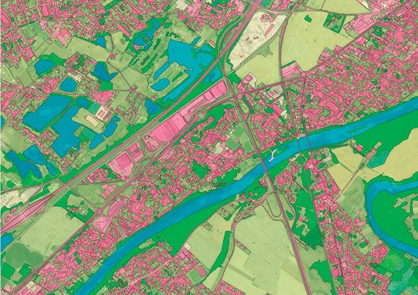 La carte sur l'occupation des sols, créée avec l'aide de l'intelligence artificielle pour respecter la réglementation sur l'artificialisation, est un nouveau service de l'IGN.