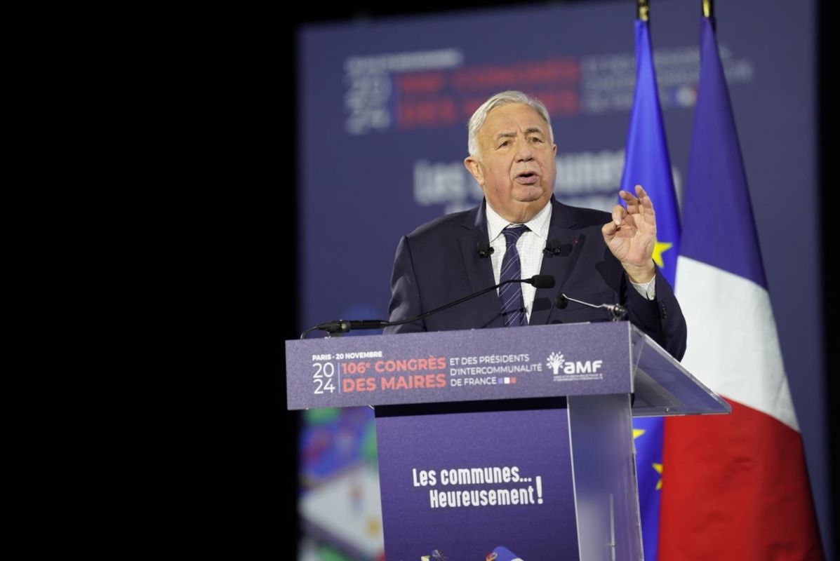 Le Président du Sénat, Gérard Larcher, est intervenu, le 20 novembre, devant le 106è congrès de l'AMF.