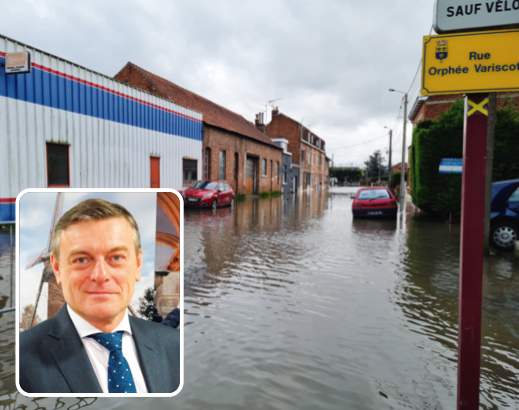 François-Xavier Bieuville a exercé ses fonctions de référent jusqu'en février dernier. Il est intervenu dans la gestion des inondations à Merville (59).