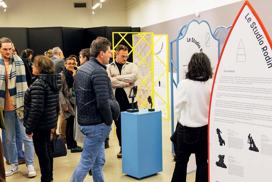 Les reproductions du sculpteur ont « voyagé » à l'espace culturel de Gien (45), puis ont été exposées dans des écoles.