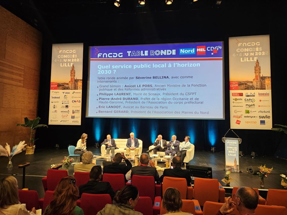 Au Congrès de la FNCDG (4 au 6 juin 2025, Lille), les élus et experts ont tenté de redéfinir le service public local. Au Congrès de la FNCDG (4 au 6 juin 2025, Lille), les élus et experts ont tenté de redéfinir le service public local.