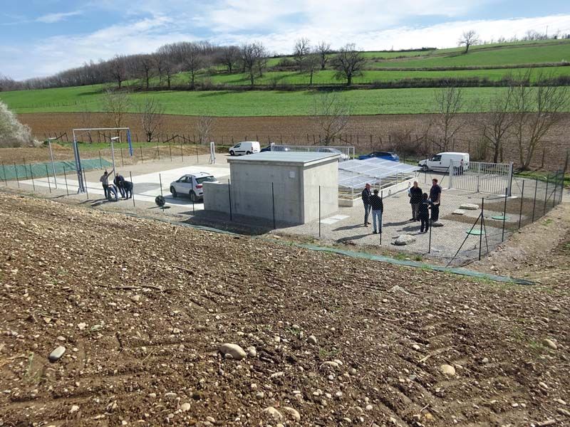 Bièvre Isère (38) a créé des aires de lavage des effluents agricoles dans le cadre d'une déclaration d'intérêt général.