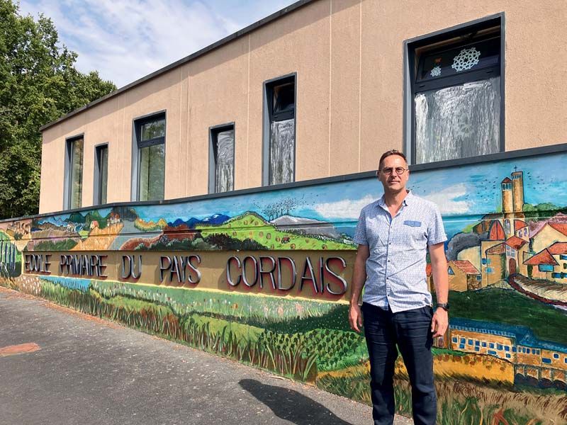 Jérôme Flament, maire de Bournazel et président de la communauté de communes du Cordais et du Causse (4C, 25 communes et 5 300 habitants, Tarn).