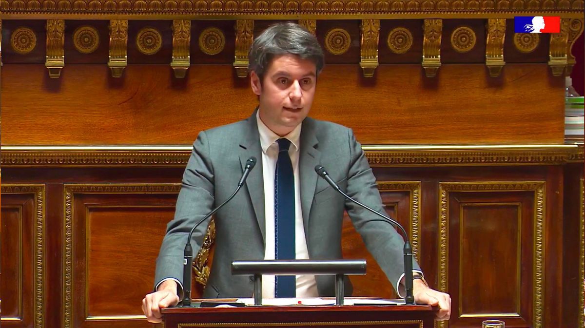 Le Premier ministre, Gabriel Attal, a prononcé sa déclaration de politique générale devant les sénateurs le 31 janvier 2024. 