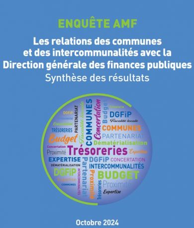 ENQUÊTE AMF : Les relations des communes et des intercommunalités avec la Direction générale des finances publiques
Synthèse des résultats